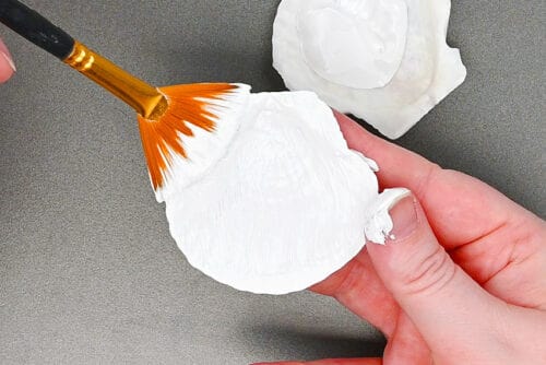 Marbled Seashells Craft