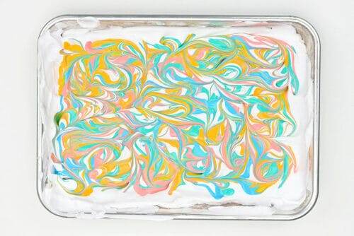 Marbled Seashells Craft