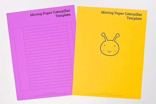 Moving Paper Caterpillar