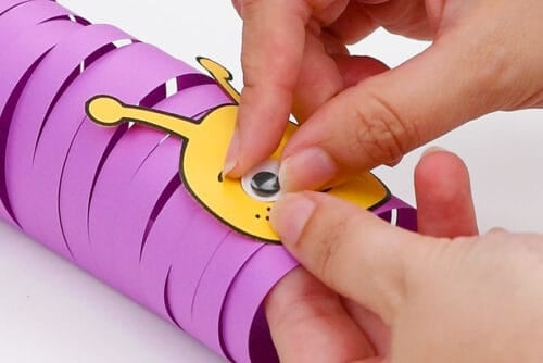 Moving Paper Caterpillar