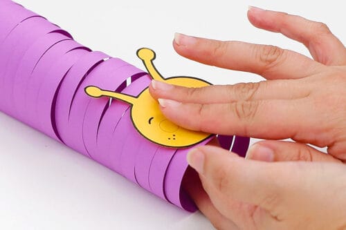 Moving Paper Caterpillar