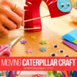 Paper caterpillar STEM craft