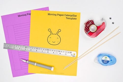 Moving Paper Caterpillar Supplies