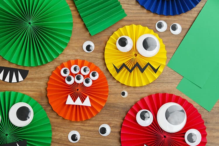 Paper Monster Halloween Craft