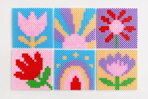 Perler Bead Coasters