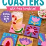 Coasters with Perler beads