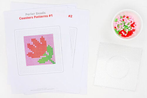 Perler Bead Coasters Supplies