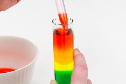 Rainbow Density Experiment