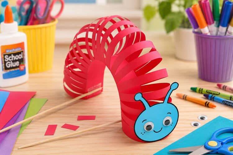 Walking Paper Caterpillar