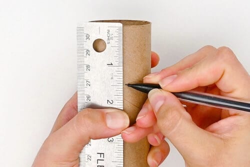 Yarn Wrapped Paper Roll Bracelets