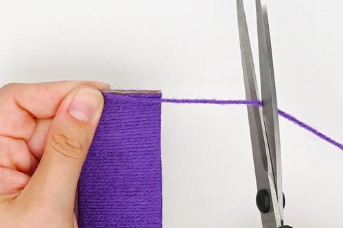 Yarn Wrapped Paper Roll Bracelets