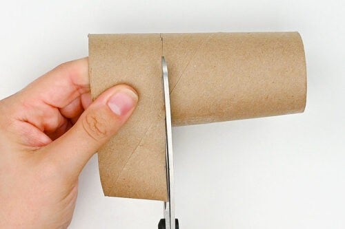 Yarn Wrapped Paper Roll Bracelets