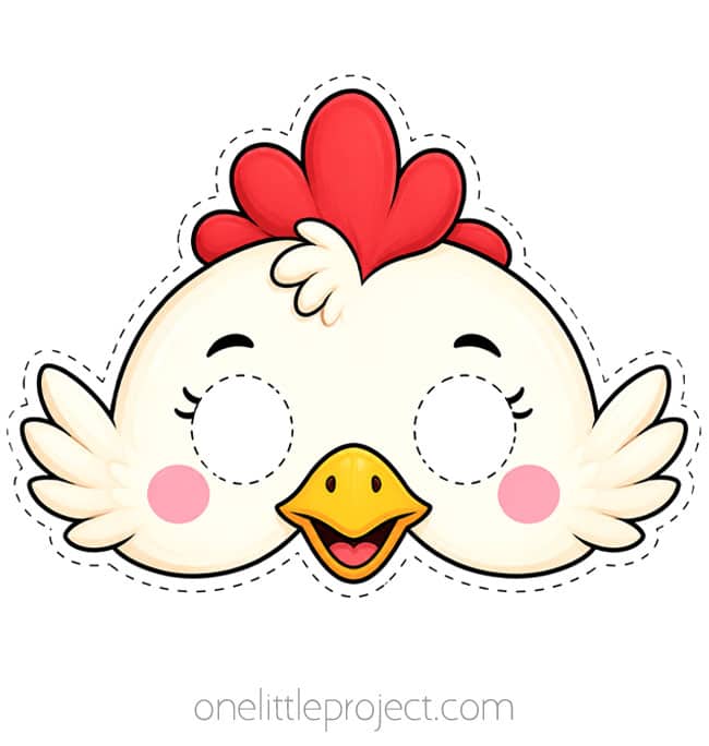 Chicken Face Mask