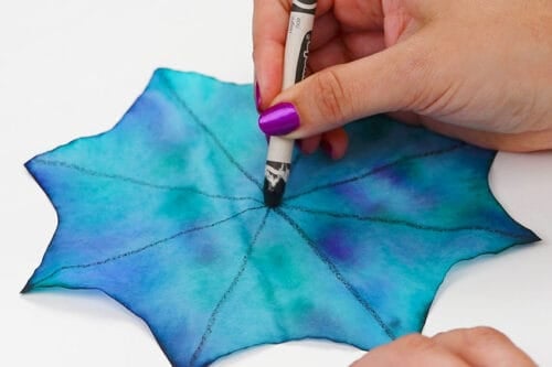 Coffee Filter Spider Suncatchers