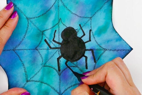 Coffee Filter Spider Suncatchers