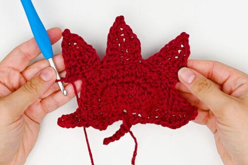 Crochet Maple Leaf