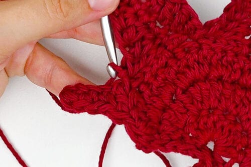 Crochet Maple Leaf