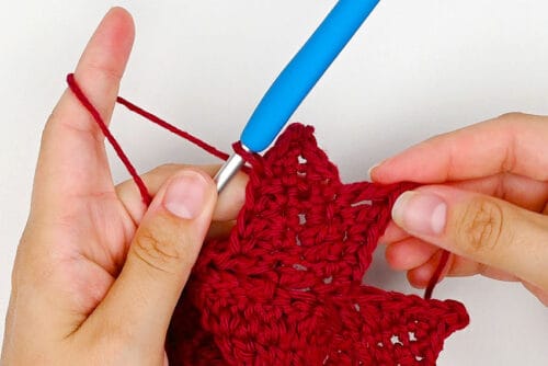 Crochet Maple Leaf