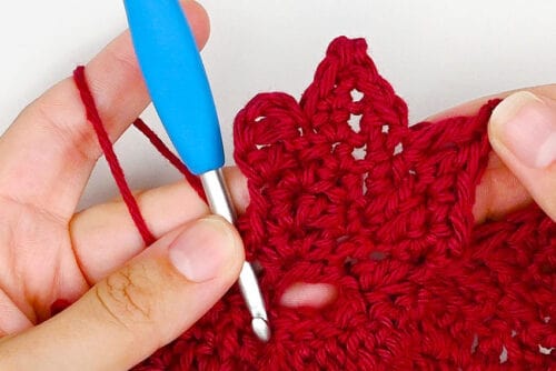 Crochet Maple Leaf