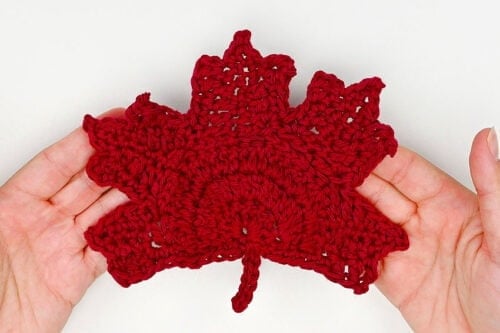 Crochet Maple Leaf