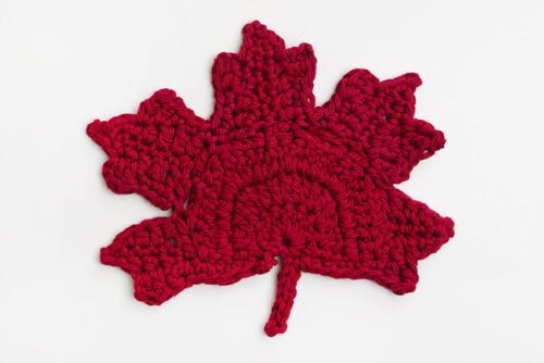 Crochet Maple Leaf