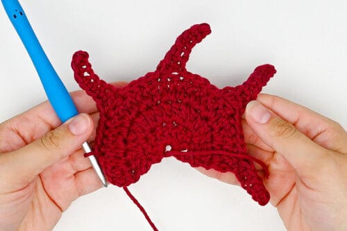 Crochet Maple Leaf