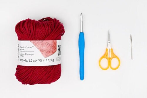 Crochet Maple Leaf Supplies