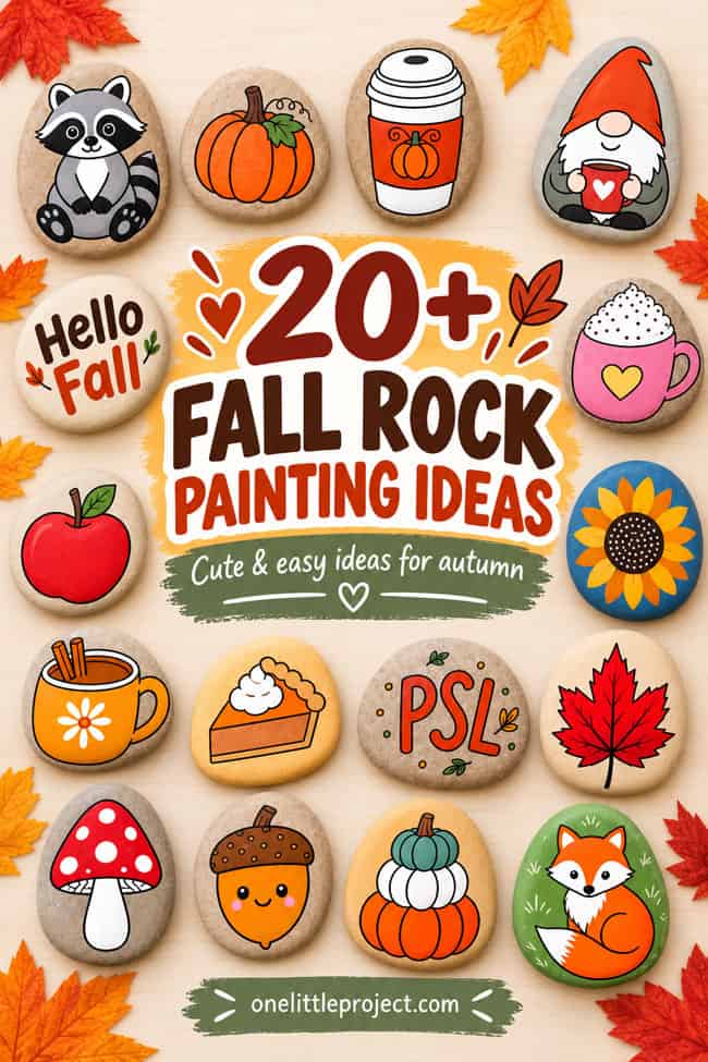 Fall Rock Painting Ideas Ideas for fall rock painting