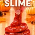Perfect slime for autumn with fall leaf confetti