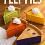 Cute felt pie craft
