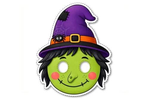 Free Printable Witch Mask