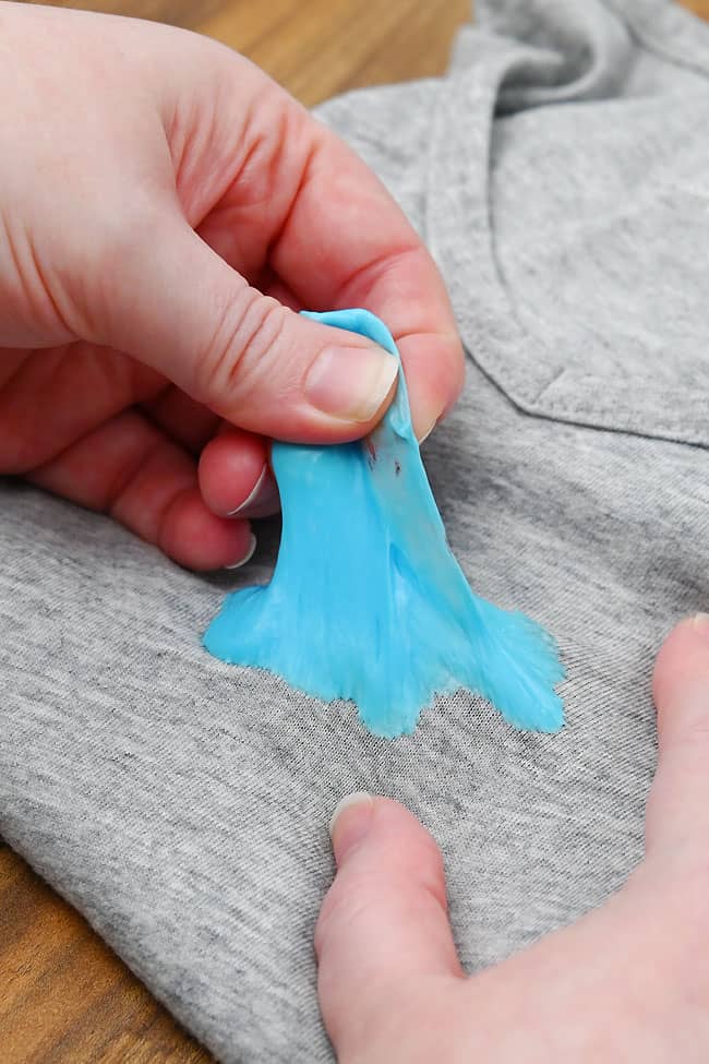 How to Get Slime Off Clothes Getting rid of excess slime