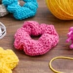 Knit Scrunchies