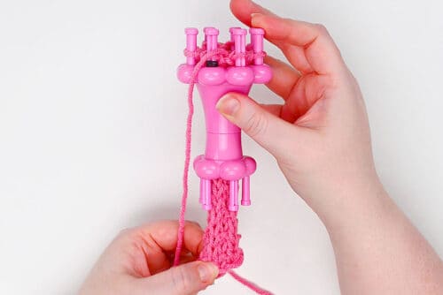 Loom Knit Scrunchie
