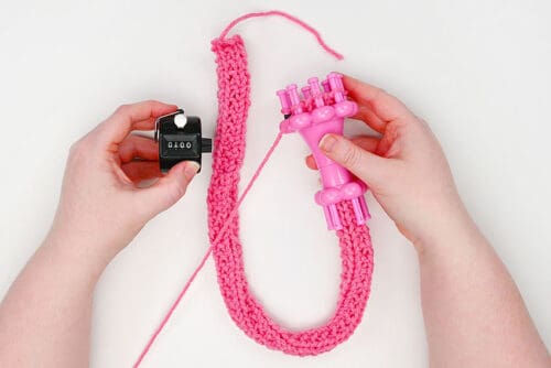 Loom Knit Scrunchie