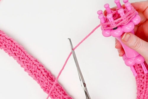 Loom Knit Scrunchie
