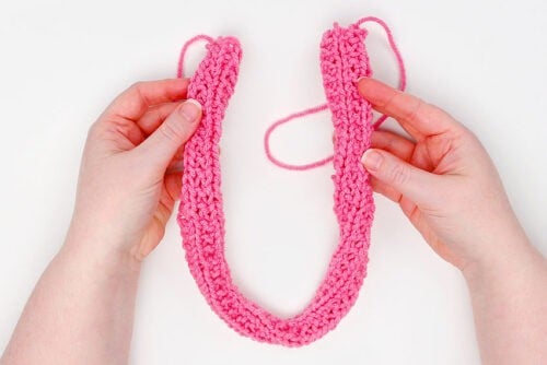 Loom Knit Scrunchie