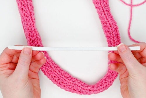 Loom Knit Scrunchie