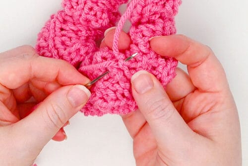 Loom Knit Scrunchie