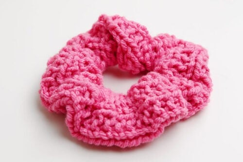 Loom Knit Scrunchie