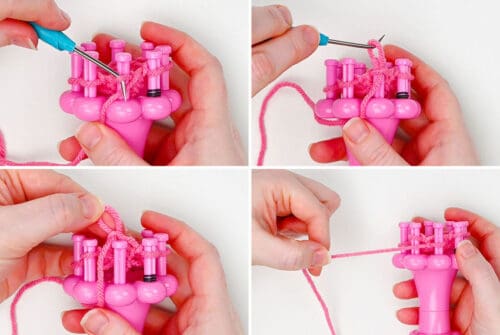 Loom Knit Scrunchie
