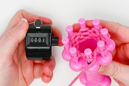 Loom Knit Scrunchie