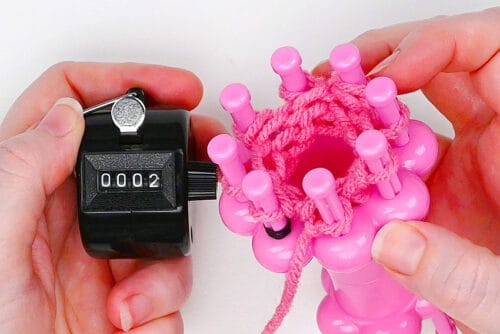 Loom Knit Scrunchie