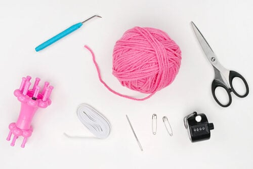 Loom Knit Scrunchie Supplies