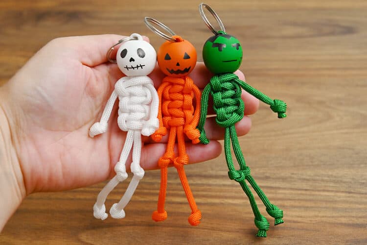 Macrame Halloween Dolls Macrame Halloween craft