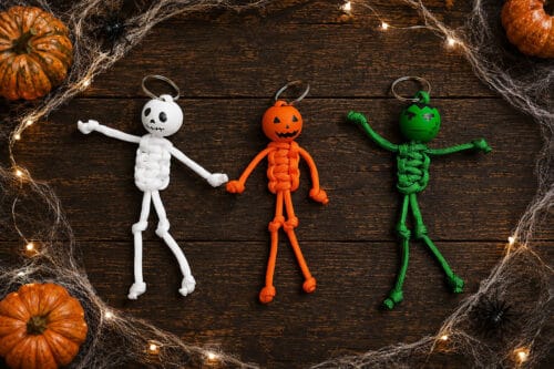 Macrame Halloween Dolls