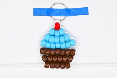 Pony Bead Cupcake