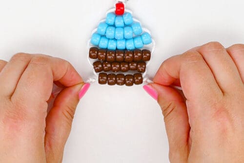 Pony Bead Cupcake