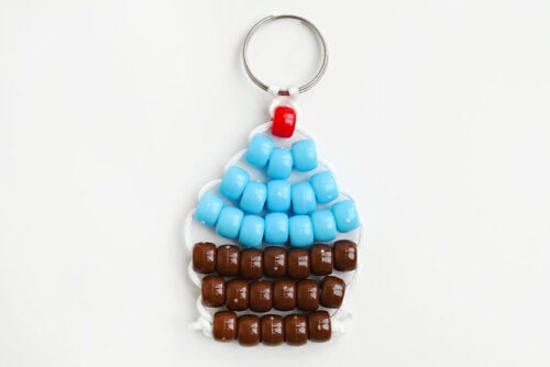 Pony Bead Cupcake