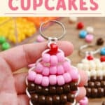 Cute cupcakes from pony beads